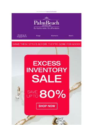 PalmBeach Jewelry - Hey Mary! Excess Inventory Sale!💍