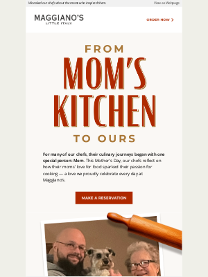 Maggiano's Little Italy - Meet the moms who sparked our chefs’ passion