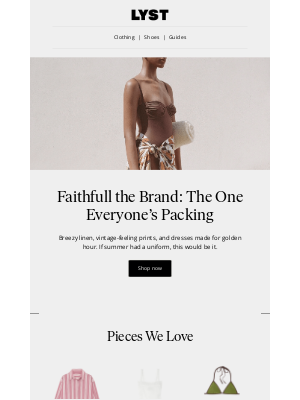 Lyst - The 5 Brands Defining Summer