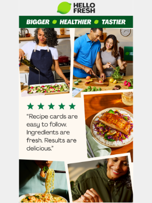 HelloFresh USA - The ratings don’t lie + savings add up