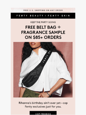 Fenty Beauty - Last day ⏳ to cop your free gifts