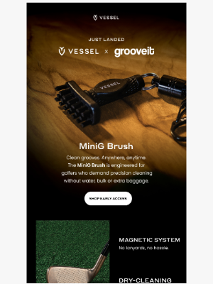 VESSEL - NEW | MiniG Brush by GrooveIt