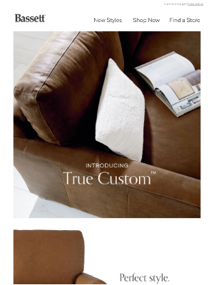 Bassett Furniture Industries - Introducing True Custom™