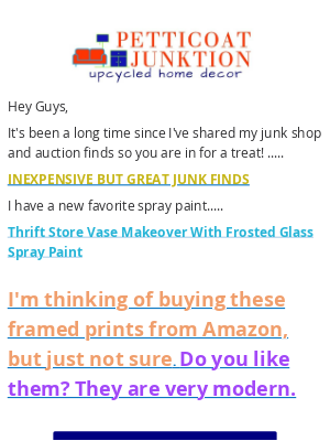 Petticoat Junktion - 😀😀😀A BUNCH of new junk finds....