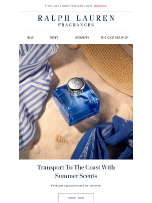 Ralph Lauren Fragrances - Escape To The Coast With Ralph Lauren Blue 🌊