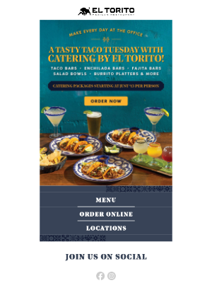 El Torito - Bring the Fiesta to You – Place a Catering Order Today! 🌮