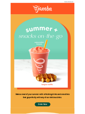 Jamba Juice - Summer on-the-go just got better