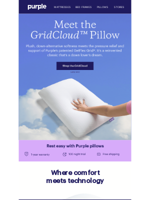 Purple - There's a new pillow in town
