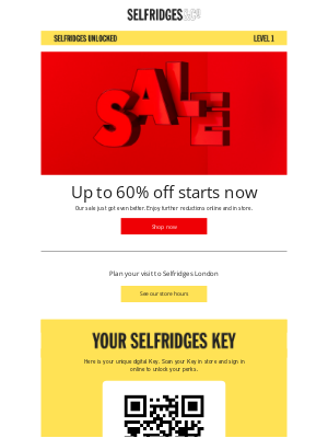 Selfridges (United Kingdom) - Up to 60% off