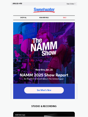 Sweetwater - LIVE from NAMM 2025: Pro Audio Releases