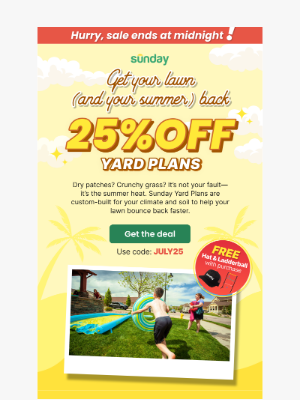 Sunday - Don’t Wait! Prices Go Up Tomorrow