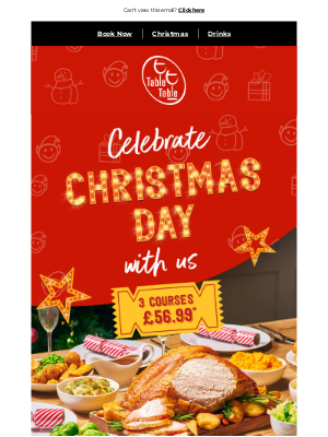 Brewers Fayre (United Kingdom) - The most wonderful time of the year is close...Tuck into festive flavours 🎄