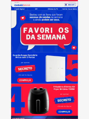 Casas Bahia (Brazil) - Eu sei que você quer... 😏