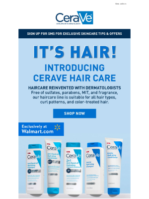 CeraVe - It's HAIR! Introducing CeraVe Haircare