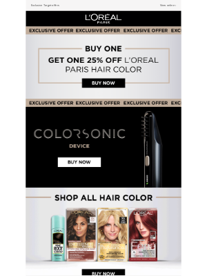 L'Oreal Paris - Promo Alert! Stock up on your hair color favorites