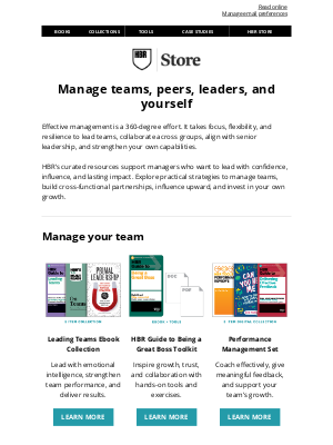Harvard Business Review - Great managers lead in every direction