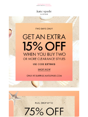 Kate Spade New York Email Marketing Strategy Campaigns MailCharts