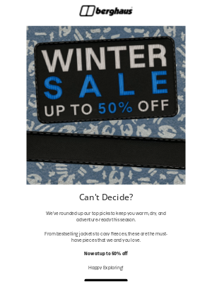 Berghaus (United Kingdom) - Winter Sale Top SALE Picks