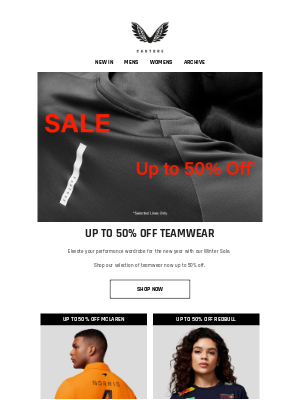 Castore - Winter Sale // Up To 50% Off