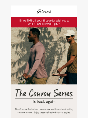 OLIVERS - The Convoy Series is back