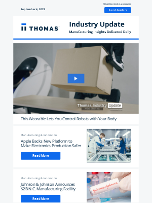 Thomas - This Wearable Lets You Control Robots with Your Body
