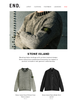 END. - New season arrivals from Stone Island & C.P. Company - online now