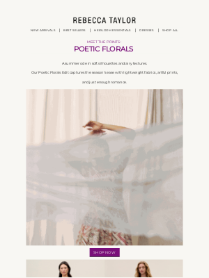 Rebecca Taylor - Explore the Poetic Florals Edit