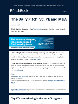 PitchBook Data - Where does AI funding go next?
