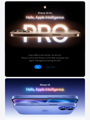 Apple (Germany) - iPhone 16 Pro and iPhone 16 are here.
