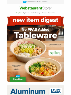 WebstaurantStore - Don't miss out: hot new items!