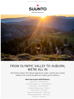 suunto - Inside the WS100: Athletes, TrailCon & the Gear They Trust