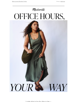 Madewell - Office-hour looks