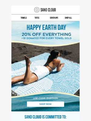 Sand Cloud Towels - 🌎 Give Back to Earth, Get 20% OFF 🌱