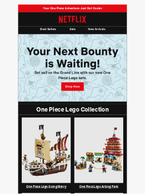 Netflix - Don't Miss Out On New One Piece Lego Sets!