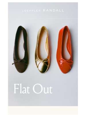 Loeffler Randall - Three Ways To Wear Our Newest Flat
