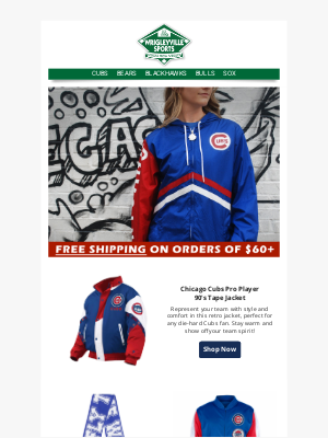 Wrigleyville Sports - Stay Warm with Cubs Jackets, Sweatshirts, Knit Caps & More! ❄️