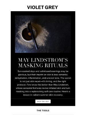 VIOLET GREY - How May Lindstrom Restores Radiance