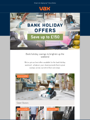 VaxUK - Our best weekend offers 🧼