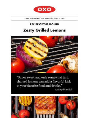 OXO - Grilled lemons to add some tang to summer grilling
