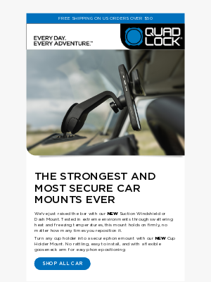 Quad Lock - See Why Our Car Mounts Are Unmatched