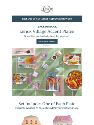 Oneida - Spice Village Plates Back in Stock!