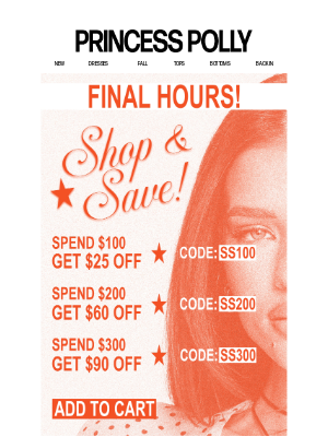 Princess Polly - FINAL HOURS TO SAVE 🚨