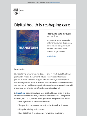 Mayo Clinic - Explore what's next in healthcare — and why it matters