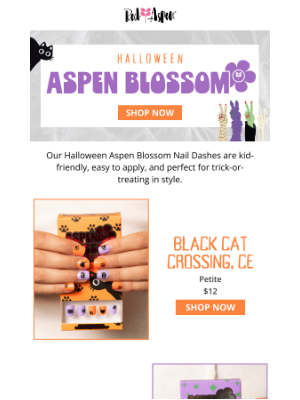 Red Aspen - Spooky Season, Nailed 🎃