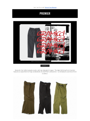 Premier - STUSSY / GRAMICCI / NIKE SB