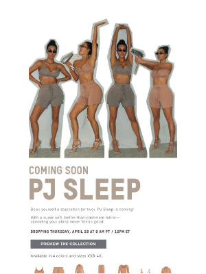 Coming Soon: PJ Sleep