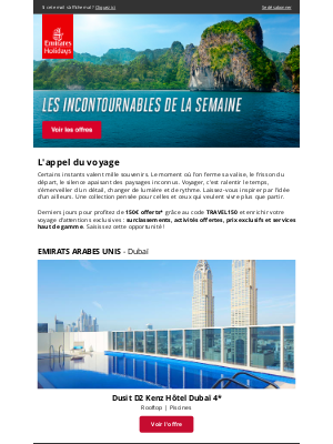 Emirates Holidays (France) - Le monde s’écoute, se respire, se ressent