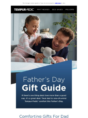 Tempur-Pedic - Give the gift of comfort this Father's Day
