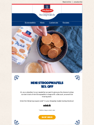 Stroop Wafels - Discount deal for subscribers 💸