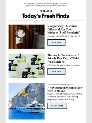 Food & Wine - The Key to 'Nutrient-Rich' Juice Is This 55%-Off Cold Press Machine